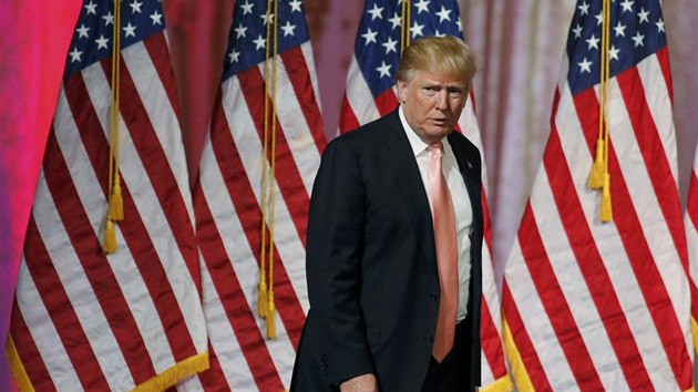Donald Trump ped vtznm projevem na Florid (15. bezen 2016)