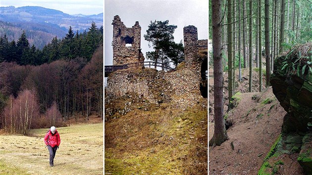 Nenáro�ný okru�ní výlet na jihovýchodním okraji ��árských vrch� poblí� Byst�ice...