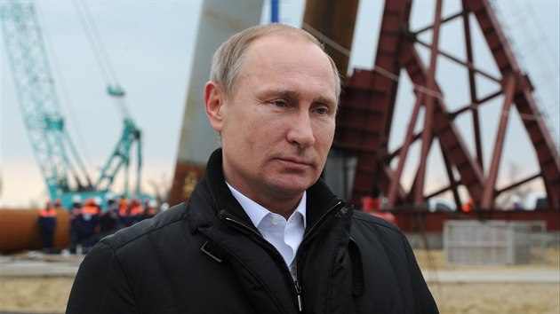Rusk prezident Vladimir Putin na nvtv Krymu. (18. bezna 2016)
