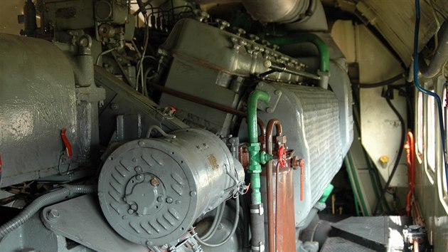 Motor lokomotivy řady 781 Sergej.
