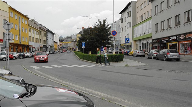 Souasn pohled na zbesk nmst Osvobozen.