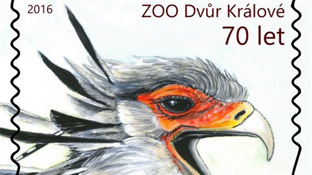 Zoo Dvůr Králové vydává speciální emisi známek k 70. výročí založení. Autorkou výtvarného návrhu je Jitka Mašínová.