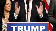 Donald Trump po jeho triumfu na Florid (15. bezen 2016)