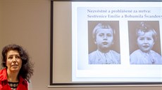 Jarmila Doležalová mladší přiblížila studentům atmosféru doby válečné i po...