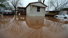 Zaplavené msto Bossier City v Louisian