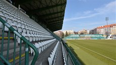 Stadion �olí�ek v pra�ských Vr�ovicích, kde hrají své domácí zápasy fotbalisté...