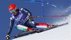 Peter Fill v superobím slalomu ve Svatém Moici