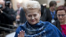 Litevská prezidentka Dalia Grybauskaité na summitu lídr osmadvacítky v...