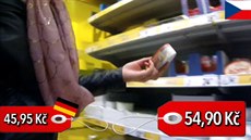 Sýr s bílou plísní se dal v jihoeském obchod výhodn koupit za 54,90 korun,...