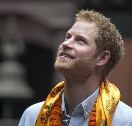 Princ Harry na návštěvě Nepálu