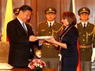 Prezident Čínské lidové republiky Si Ťin-pching se setkal s pražskou...