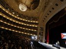 Obama enil ped plným sálem havanského Velkého divadla (22. bezna 2016)