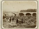Povodeň z roku 1872 na fotografii Františka Fridricha.