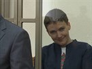 Nadija Savenková u ruského soudu