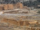 Celkový pohled na ruiny historické Palmýry. Divadlo i tetrapylon zstaly podle...