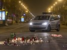 Belgická metropole v noci po úterních teroristických útocích.