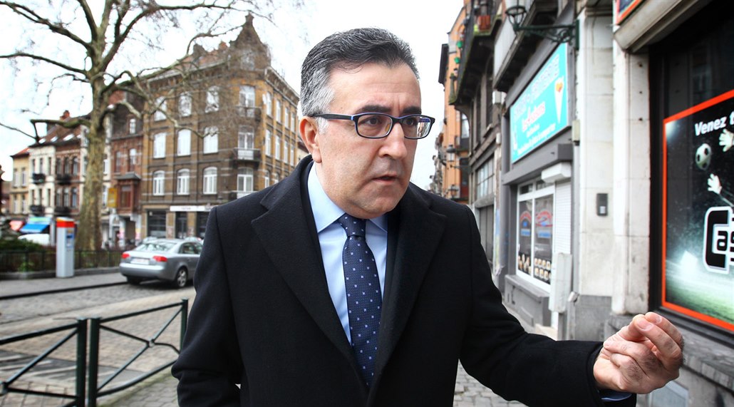 Sadik Koksal, zástupce starosty Schaerbeeku (23. b�ezna 2016)