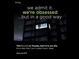 Upoutávka na pedstavení nového HTC 10, které se odehraje 12. dubna v Londýn,...