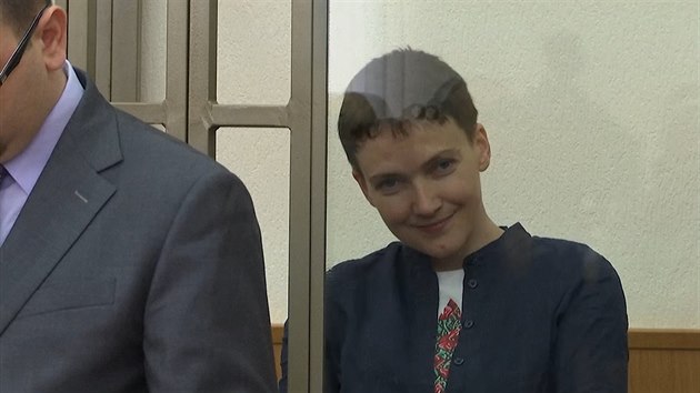 Nadija Savenkov u ruskho soudu