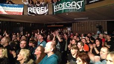 Atmosféra na prvním koncert jarního turné Rebelie rebel Radegast tour 2016...