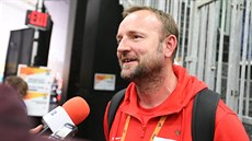 Šéftrenér českých atletů Tomáš Dvořák na halovém mistrovství světa v Portlandu.