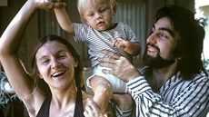 Leonardo DiCaprio, jeho matka Irmelin a otec George (1976)