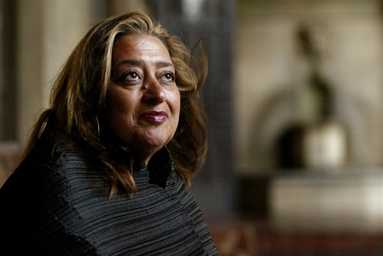 Architektka Zaha Hadid na archivním snímku