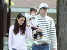 Ashton Kutcher s manelkou Milou Kunisovou a dcerou Wyatt