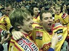 V Jihlav� se naposledy mohutn� slavilo v roce 2004. Dukla tehdy usp�la v bar�i...