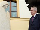 Miloš Zeman zahájil návštěvu regionu v sídle Královéhradeckého kraje...