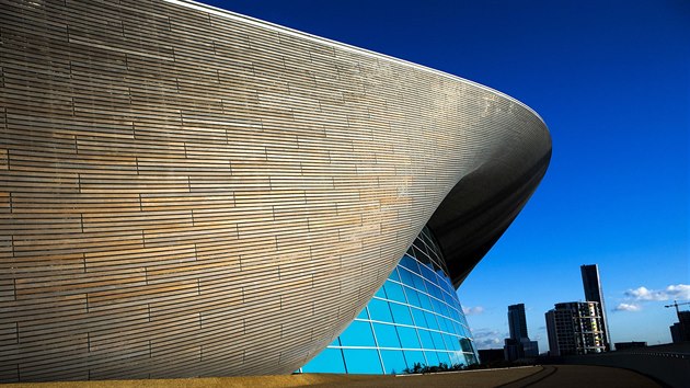 Zaha Hadid navrhla plaveck stadion pro olympijsk hry v Londn.