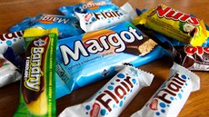Ukázka některých sladkostí vyráběných v olomoucké Zoře, největší továrně na...