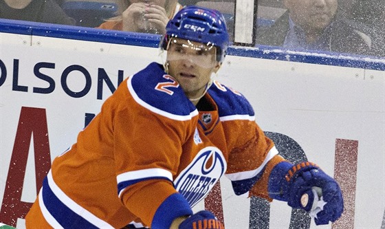 Andrej Sekera v dresu Edmontonu Oilers