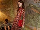 Modelka Avery Blanchardov v zakzan reklam znaky Gucci
