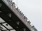 POCTA LEGEND. Jiní tribuna stadionu Old Trafford nov nese jméno Sira Bobbyho...