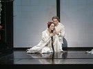 Kristine Opolaisová a Roberto Alagna v Madama Butterfly v Metropolitní opee