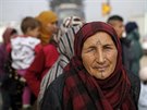 Uprchlíci u Idomeni (4. dubna 2016)