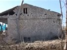Dm pokozený následky boj v Náhorním Karabachu (2. duben 2016)