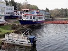 Na brn�nskou p�ehradu spustili lod�, brzy za�ne sezona