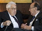 Hans-Dietrich Genscher s Henrym Kissingerem (11. ervna 2013).