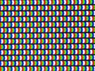 Jednotlivé RGBW subpixely LCD 4K/UHD panelu.