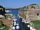 Stará pevnost v Kerkye na Korfu, správním stedisku stejnojmenného ostrova