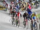 Momentka ze zvodu 500+1 kolo, kter se jel na brnnskm velodromu v roce 2013.