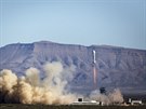 Start rakety New Shepard spolenosti Blue Origin na zaátku dubna 2016.