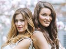 eká Miss 2016 Andrea Bezdková a eská Miss 2015 Nikol vantnerová