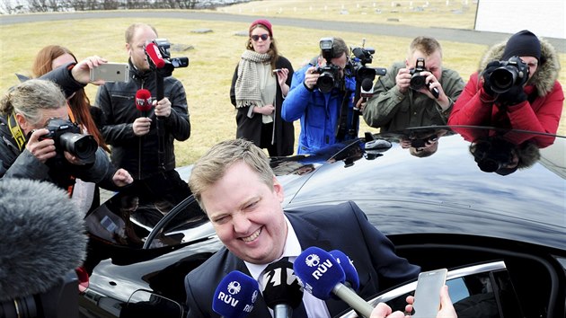 Islandsk premir Davd Gunnlaugsson el v poslednch dnech kauze Panama Papers.