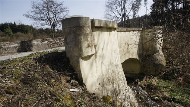 Historick most mezi Brzkovem a Polnou.