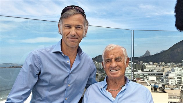Syn a otec Belmondovi v dokumentu Belmondo (2015)