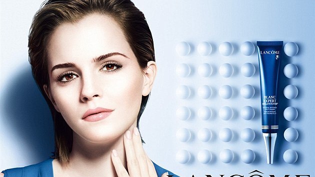Emma Watsonov v reklam na zesvtlujc kosmetiku Lancme (2013)