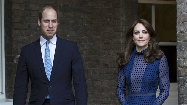 Princ William a jeho manelka Kate (Londn, 6. dubna 2016)